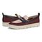 Vionic Uptown Resort Women's Slip-On Loafer Moc Casual Shoes - Cherry Jubilee Multi - pair left angle