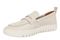 Vionic Uptown Resort Women's Slip-On Loafer Moc Casual Shoes - Cream Leather - Left angle