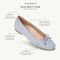 Vionic Klara Women's Ballet Comfort Flat - Skyway Blue - Lifestyle