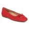 Vionic Klara Women's Ballet Comfort Flat - Red - Angle main