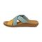 Gravity Defyer Women's Lynor Sandal - Gold/Blue - side view 2