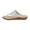 Gravity Defyer Women's Gimor Sandal - White - side view 2