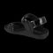 Gravity Defyer Women's Hilnor Sandal - Black - angle 