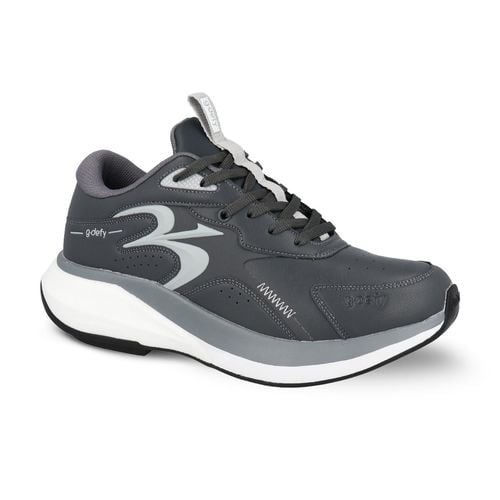 Gravity Defyer Men's GDEFY ZenWalk Athletic Shoes - Hands Free - Gray/White - angle main 2