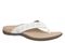 Vionic Shona Women's Supportive Sandal Flip Flops - White - Angle main