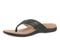 Vionic Shona Women's Supportive Sandal Flip Flops - Black - Left angle