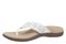 Vionic Shona Women's Supportive Sandal Flip Flops - White - Left angle