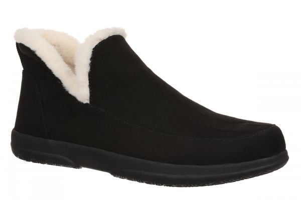 Vionic Sinclair Women's Orthotic Boot Slipper - Black - Angle main