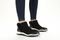 Vionic Norwood Women's Orthotic Zip Boot Short - Black - Lifestyle