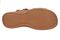 Vionic Fay Women's Comfort Platform Sandal with Arch Support - Camel - Bottom