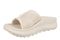 Vionic Rebound Unisex Recovery Slide Sandals - Comfort & Support - Cream - Left angle