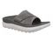 Vionic Rebound Unisex Recovery Slide Sandals - Comfort & Support - Charcoal - Angle main