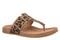 Vionic Emma Women's Thong Sandal with Arch Support - Tan Leopard - Angle main