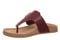 Vionic Emma Women's Thong Sandal with Arch Support - Cherry Jubilee - Left angle