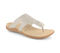 Strive Beach Women's Supportive Toe-Post Sandal - Latte - Angle