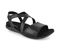 Strive Coral Women's Elegant Summer Sandal - Black - Angle