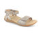 Strive Breeze Women\'s Comfort Adjustable Sandal - Silver - Angle