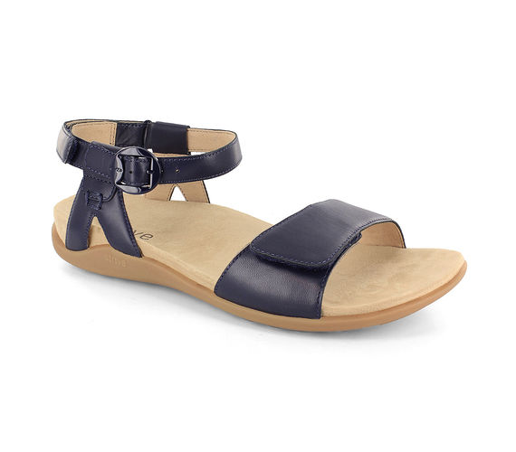 Strive Breeze Women\'s Comfort Adjustable Sandal - Denim - Angle
