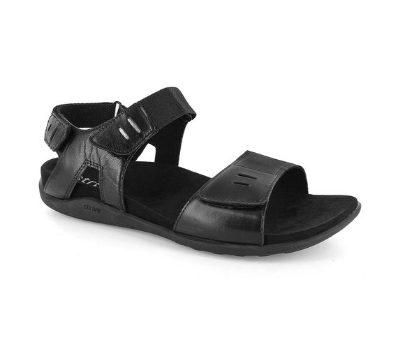 Strive Float Women\'s Active Supportive Sandal - Black - Angle