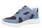 Vionic Walk Paloma Women's Athletic Walking Shoe - Ultimate Comfort & Orthotic Arch Support - Navy Blazer - Left angle