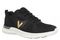 Vionic Walk Paloma womens Athletic Walking Shoe - Black - Angle main