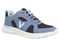 Vionic Walk Paloma Women's Athletic Walking Shoe - Ultimate Comfort & Orthotic Arch Support - Navy Blazer - Angle main
