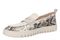 Vionic Uptown - Women's Orthotic Loafer - More Colors - Cream Snake - Left angle