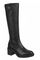 Vionic Sonora - Women's Comfortable Orthotic Moto Tall Boot with Arch Support - Black - Angle main