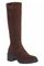 Vionic Sonora - Women's Comfortable Orthotic Moto Tall Boot with Arch Support - Coffee - Angle main