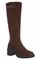 Vionic Sonora - Women's Comfortable Orthotic Moto Tall Boot with Arch Support - Coffee Wide Calf - Angle main