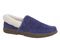 Vionic Clare Slipper - Women's Cozy Orthotic Arch Support Slippers - Denim - Angle main