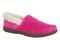 Vionic Clare Slipper - Women's Cozy Orthotic Arch Support Slippers - Fuchsia - Angle main