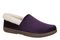 Vionic Clare Slipper - Women's Cozy Orthotic Arch Support Slippers - Amethyst - Angle main