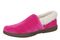 Vionic Clare Slipper - Women's Cozy Orthotic Arch Support Slippers - Fuchsia - Left angle