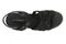 Vionic Dana Women's Orthotic Arch Support Espadrille Wedge Sandal - Black - Top