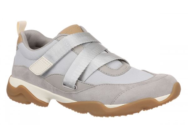 Vionic Walk Slim Gia Women's Comfortable Orthotic Arch Support Walking Sneaker - Vapor Grey - Angle main