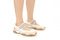 Vionic Walk Slim Giselle Women's Comfortable Orthotic Arch Support Mary Jane Walking Shoes - Ivory/gold - Lifestyle