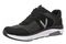 Vionic Walk Strider Knit - Men's Sneaker - Men's Comfortable Orthotic Arch Support Walking Sneakers - Black - Left angle