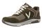 Vionic Walk Strider Knit - Men's Sneaker - Men's Comfortable Orthotic Arch Support Walking Sneakers - Dark Olive - Left angle