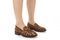 Vionic Cleo Loafer Women's Comfortable Orthotic Arch Support Slip-On Loafer - Tan Leopard - Lifestyle