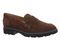 Vionic Cleo Loafer Women's Comfortable Orthotic Arch Support Slip-On Loafer - Coffee - Angle main