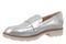 Vionic Cleo Loafer Women's Comfortable Orthotic Arch Support Slip-On Loafer - Silver - Left angle