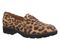 Vionic Cleo Loafer Women's Comfortable Orthotic Arch Support Slip-On Loafer - Tan Leopard - Angle main
