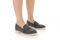 Vionic Cleo Loafer Women's Comfortable Orthotic Arch Support Slip-On Loafer - Slate Grey Multi - Lifestyle
