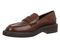 Vionic Caitlin Women's Slip-On Loafer - Orthotic Arch Support Comfort Shoe - Coffee - Left angle