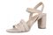 Vionic Nora Women's Strappy Sandal Sandal - Lucid Beige - Left angle