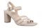 Vionic Nora Women's Strappy Sandal Sandal - Lucid Beige - Angle main