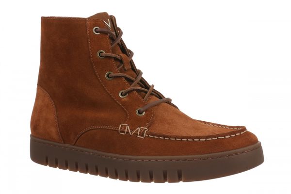 Vionic Uptown Jackson - Men's Comfortable Orthotic Arch Support Casual Ankle Boot - Tobbaco - Angle main