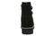 Vionic Carissa Women's Mid Shaft Short Boot - Comfortable Orthotic Ankle Boot with Arch Support - Black - Back