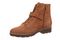 Vionic Catina Women's Mid Shaft Short Boot - Comfortable Orthotic Arch Support Lace-Up - Tan - Left angle